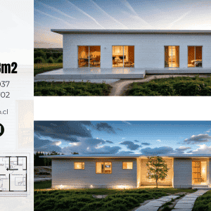 Kit Autoconstrucción Casa Coliumo 118 Mt2